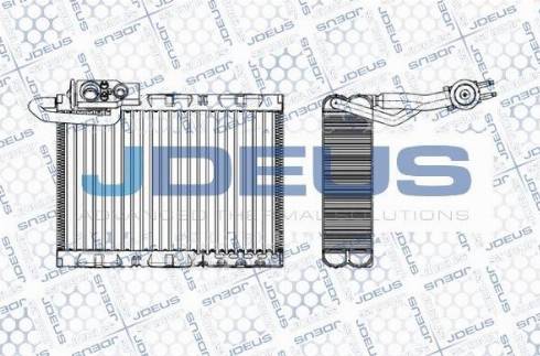 Jdeus M-9210350 - Випарник, кондиціонер autocars.com.ua