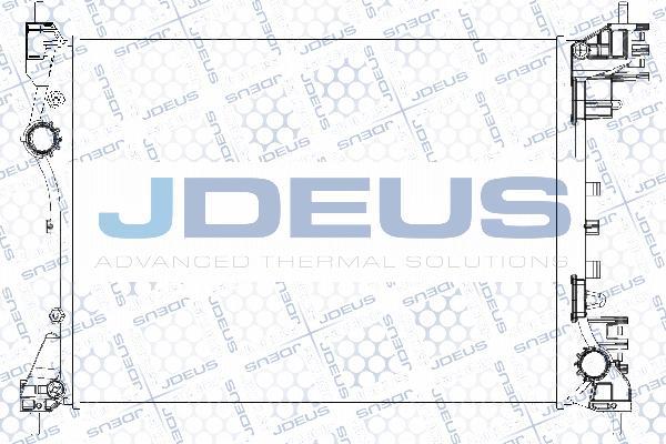 Jdeus RA0000100 - Радіатор, охолодження двигуна autocars.com.ua
