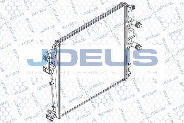 Jdeus RA000016X - Радіатор, охолодження двигуна autocars.com.ua