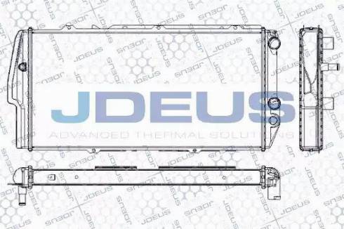 Jdeus RA0010050 - Радіатор, охолодження двигуна autocars.com.ua