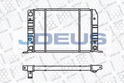 Jdeus RA0010060 - Радіатор, охолодження двигуна autocars.com.ua