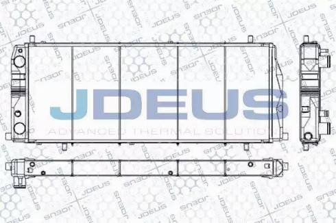 Jdeus RA0010070 - Радіатор, охолодження двигуна autocars.com.ua