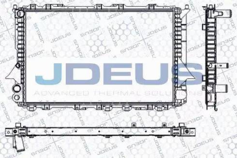 Jdeus RA0010120 - Радіатор, охолодження двигуна autocars.com.ua