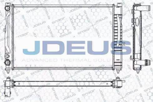 Jdeus RA0010180 - Радіатор, охолодження двигуна autocars.com.ua