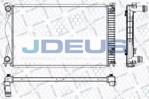 Jdeus RA0010400 - Радиатор, охлаждение двигателя autodnr.net