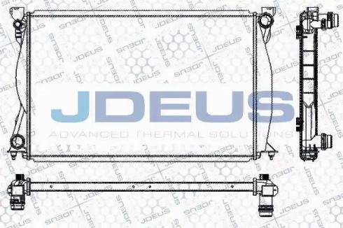 Jdeus RA0010410 - Радиатор, охлаждение двигателя autodnr.net