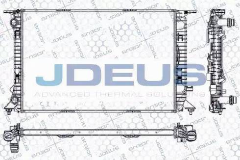 Jdeus RA0010430 - Радіатор, охолодження двигуна autocars.com.ua