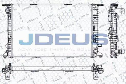 Jdeus RA0010450 - Радіатор, охолодження двигуна autocars.com.ua