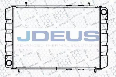 Jdeus RA0020051 - Радіатор, охолодження двигуна autocars.com.ua