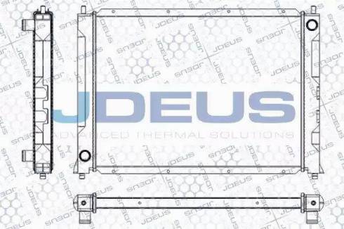 Jdeus RA0020271 - Радіатор, охолодження двигуна autocars.com.ua