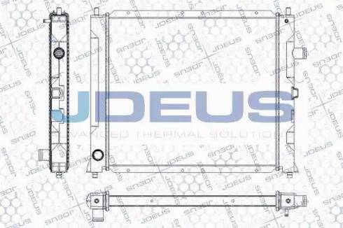 Jdeus RA0020361 - Радіатор, охолодження двигуна autocars.com.ua