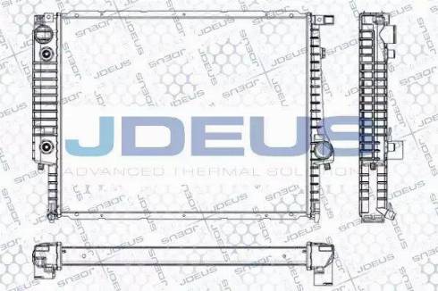 Jdeus RA0050040 - Радиатор, охлаждение двигателя autodnr.net