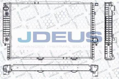 Jdeus RA0050070 - Радіатор, охолодження двигуна autocars.com.ua