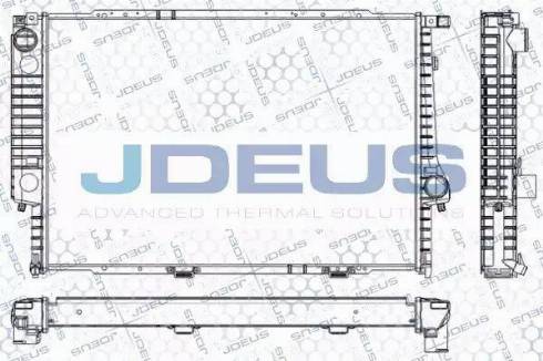 Jdeus RA0050080 - Радіатор, охолодження двигуна autocars.com.ua