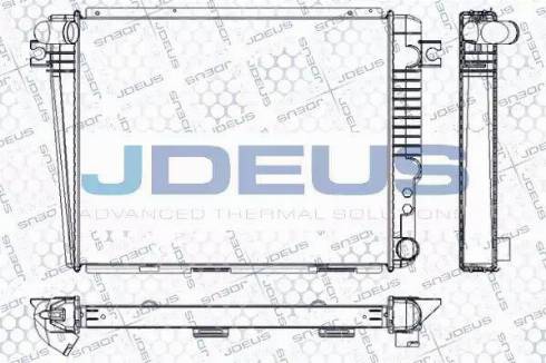 Jdeus RA0050110 - Радіатор, охолодження двигуна autocars.com.ua