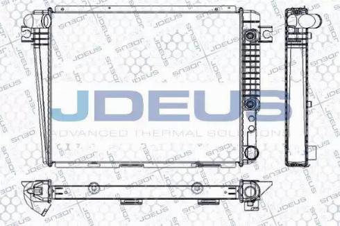 Jdeus RA0050120 - Радіатор, охолодження двигуна autocars.com.ua
