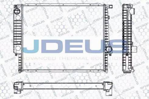 Jdeus RA0050150 - Радіатор, охолодження двигуна autocars.com.ua