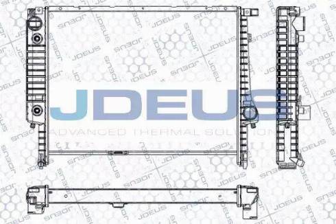 Jdeus RA0050170 - Радіатор, охолодження двигуна autocars.com.ua