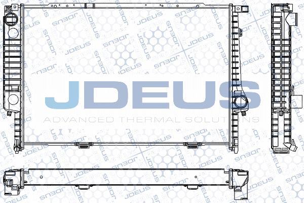 Jdeus RA0050180 - Радіатор, охолодження двигуна autocars.com.ua