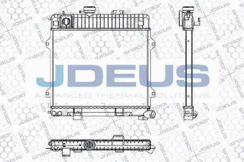 Jdeus RA0050200 - Радіатор, охолодження двигуна autocars.com.ua