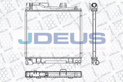 Jdeus RA0050320 - Радіатор, охолодження двигуна autocars.com.ua