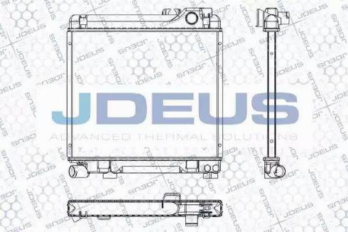 Jdeus RA0050330 - Радіатор, охолодження двигуна autocars.com.ua