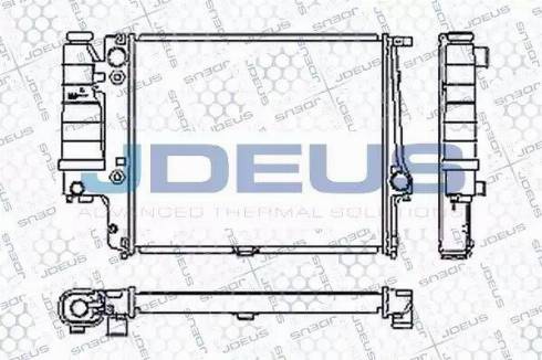 Jdeus RA0050390 - Радіатор, охолодження двигуна autocars.com.ua