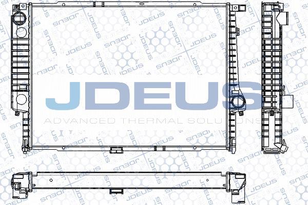 Jdeus RA0050430 - Радиатор, охлаждение двигателя autodnr.net