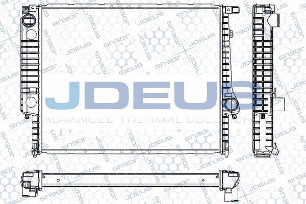 Jdeus RA0050440 - Радіатор, охолодження двигуна autocars.com.ua