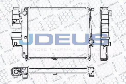 Jdeus RA0050490 - Радиатор, охлаждение двигателя autodnr.net