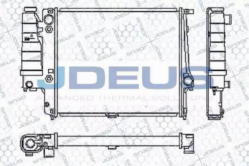 Jdeus RA0050500 - Радиатор, охлаждение двигателя autodnr.net