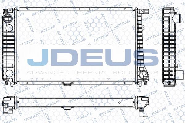 Jdeus RA0050510 - Радіатор, охолодження двигуна autocars.com.ua