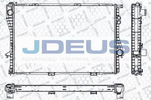 Jdeus RA0050530 - Радіатор, охолодження двигуна autocars.com.ua