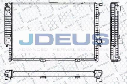 Jdeus RA0050550 - Радіатор, охолодження двигуна autocars.com.ua