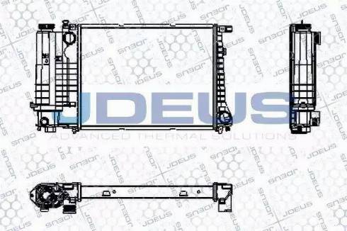 Jdeus RA0050570 - Радиатор, охлаждение двигателя autodnr.net