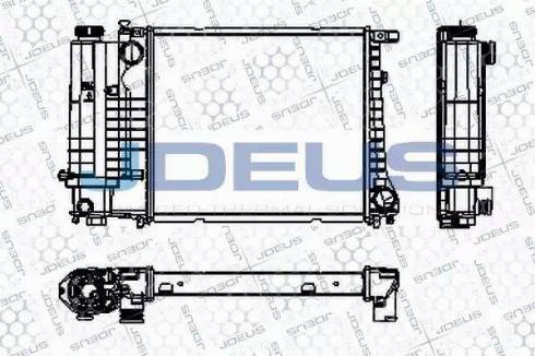 Jdeus RA0050590 - Радиатор, охлаждение двигателя autodnr.net