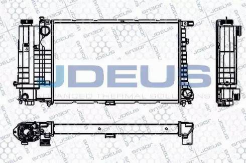 Jdeus RA0050600 - Радіатор, охолодження двигуна autocars.com.ua