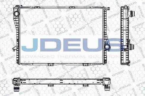 Jdeus RA0050630 - Радіатор, охолодження двигуна autocars.com.ua