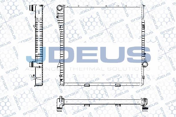 Jdeus RA0050710 - Радіатор, охолодження двигуна autocars.com.ua