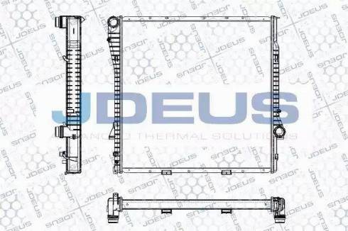 Jdeus RA0050720 - Радіатор, охолодження двигуна autocars.com.ua