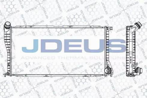 Jdeus RA0050740 - Радиатор, охлаждение двигателя autodnr.net