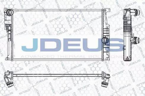 Jdeus RA0050790 - Радіатор, охолодження двигуна autocars.com.ua