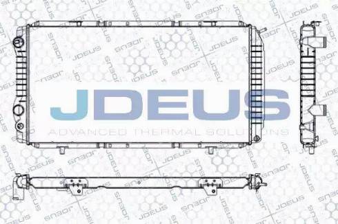 Jdeus RA0070059 - Радиатор, охлаждение двигателя autodnr.net