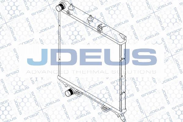 Jdeus RA0070091 - Радіатор, охолодження двигуна autocars.com.ua