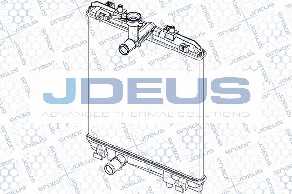 Jdeus RA0070170 - Радіатор, охолодження двигуна autocars.com.ua