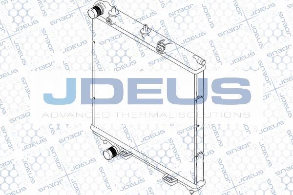 Jdeus RA0070191 - Радіатор, охолодження двигуна autocars.com.ua