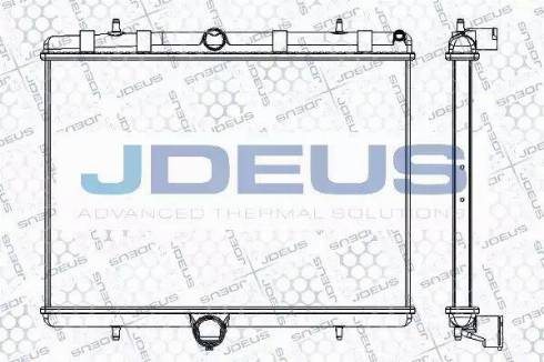 Jdeus RA0070260 - Радіатор, охолодження двигуна autocars.com.ua
