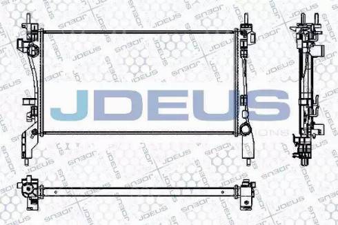 Jdeus RA0070300 - Радіатор, охолодження двигуна autocars.com.ua