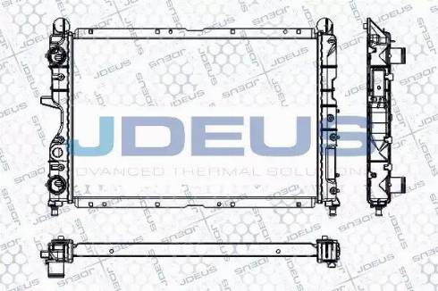 Jdeus RA0110240 - Радіатор, охолодження двигуна autocars.com.ua
