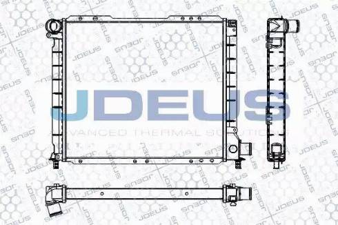 Jdeus RA0110260 - Радіатор, охолодження двигуна autocars.com.ua